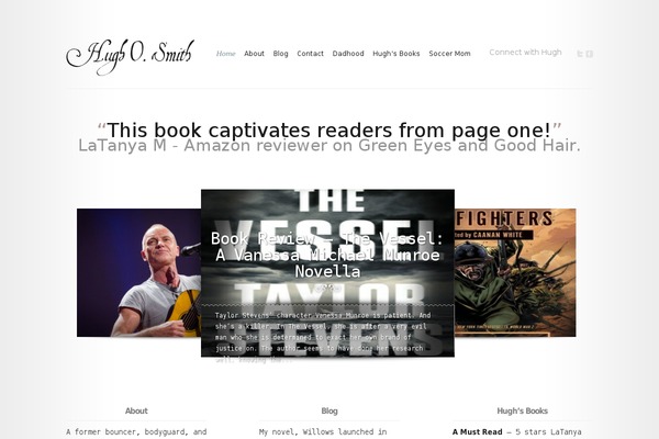 Authorcats theme site design template sample