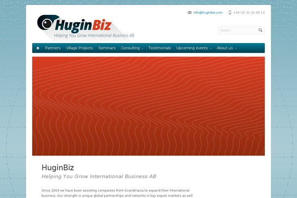 Aqua theme site design template sample