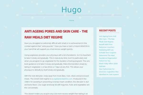Spirit theme site design template sample