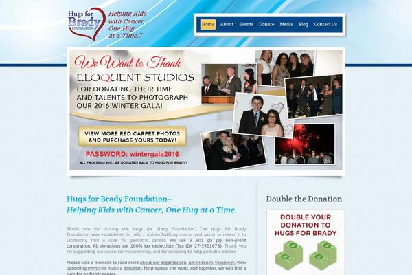 hugsforbrady theme websites examples