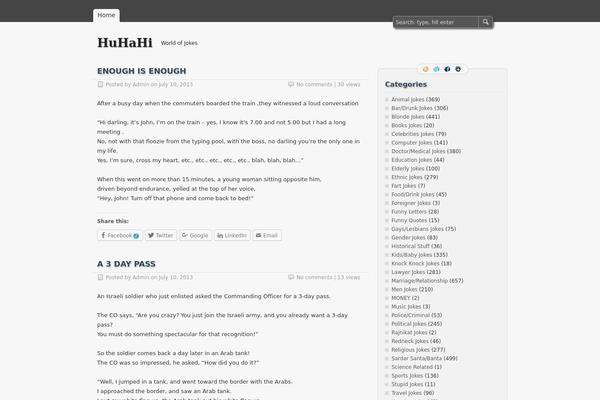 huhahi.com site used zBench