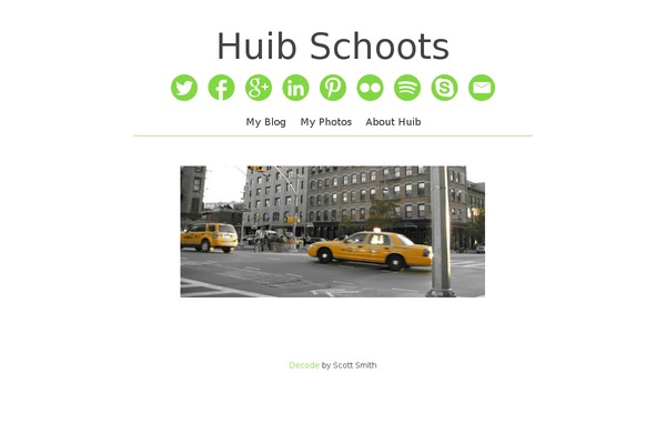 Decode theme site design template sample