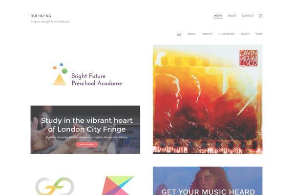 Stockholm theme site design template sample