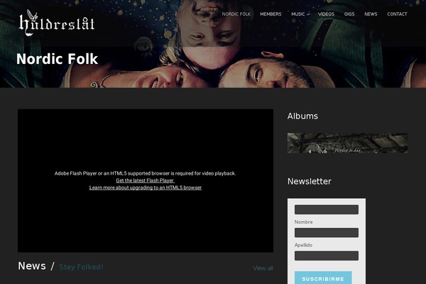 Music Club 1.4 theme site design template sample