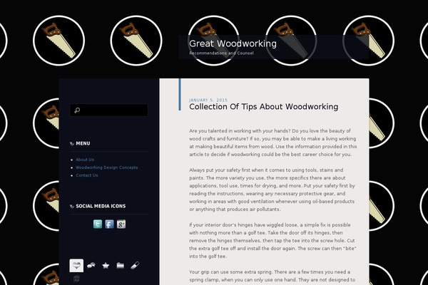Finch theme site design template sample