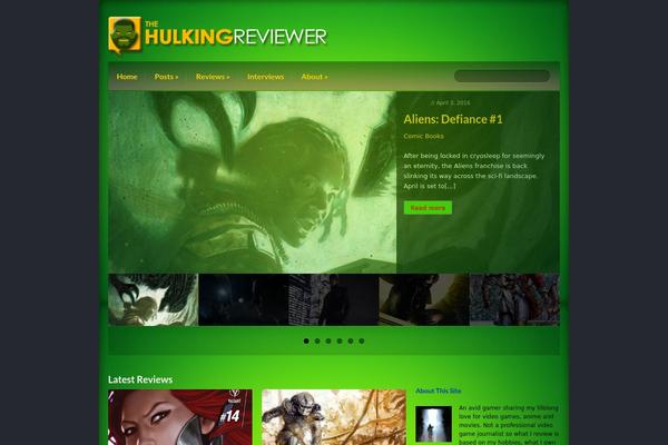 hulkingreviewer.com site used Wp_indigamer5-v1.2