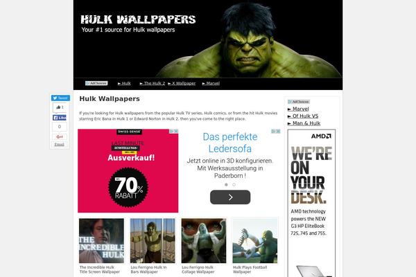 hulkwallpapers.com site used Wallpaper3.0