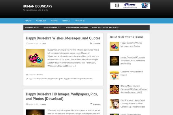 PressBook News theme site design template sample