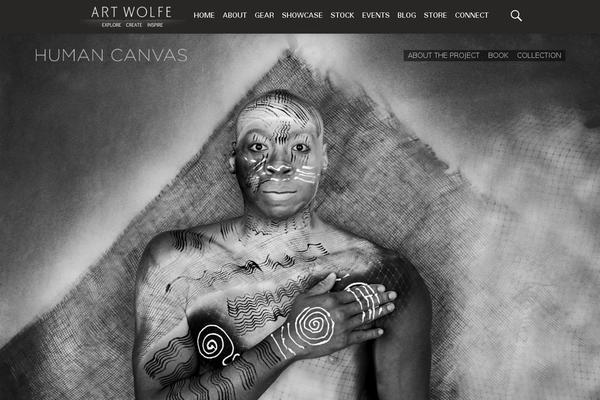 humancanvasproject.com site used Human-canvas