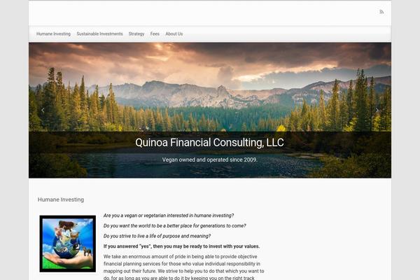 evolve theme site design template sample