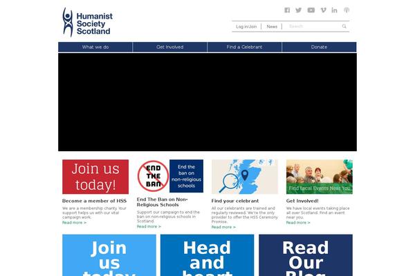 humanism-scotland.org.uk site used Humanist_responsive