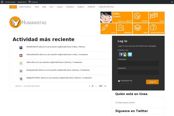 Site using Wise Chat plugin