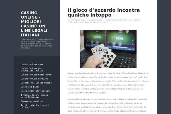 Wilson theme site design template sample