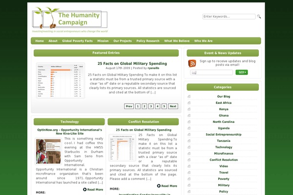 humanitycampaign.org site used Ibizpressgreenmagazine