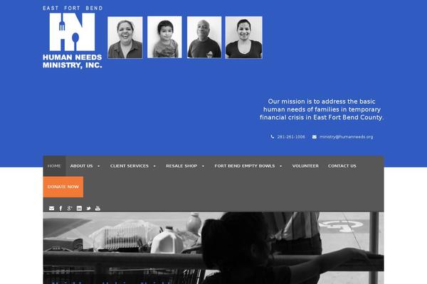 Charity Hub v1.05 theme site design template sample
