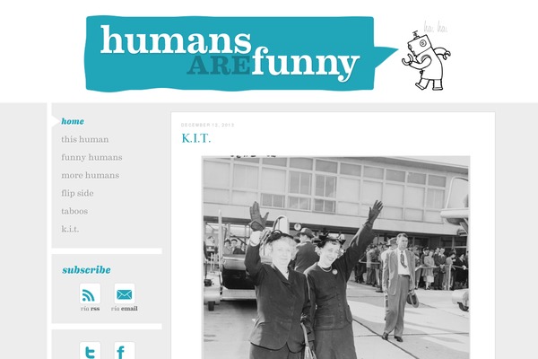 humansarefunny.com site used Thesis 1.8