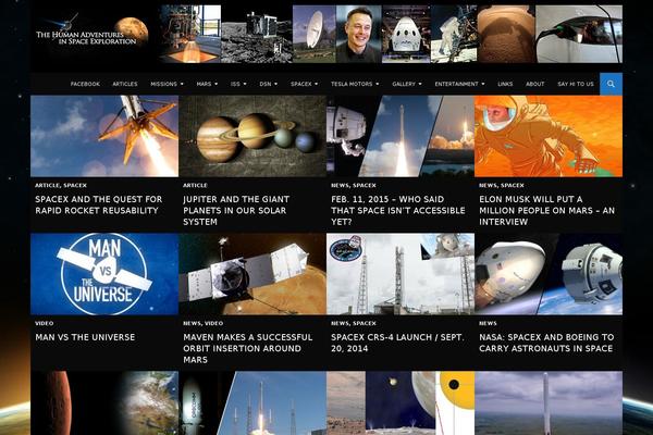 Twenty Fourteen theme site design template sample