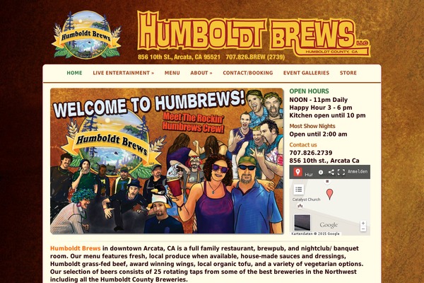 humboldtbrews.com site used Divi