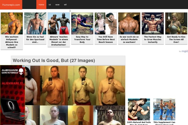 humorepic.com site used Max-earn
