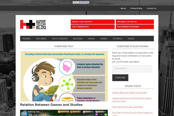 Magazine Pro theme site design template sample