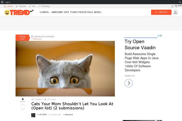 Site using Easy Social Share Buttons plugin