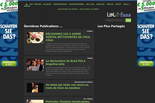 Zig Zag theme site design template sample