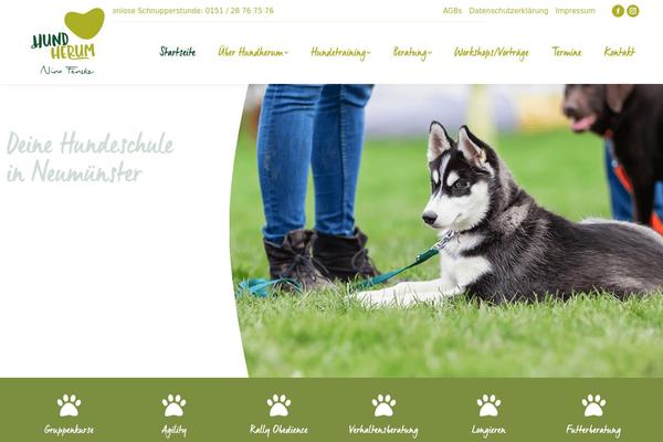 The7-child theme site design template sample