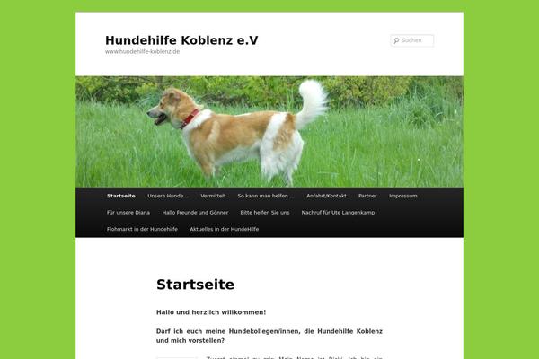 Twenty Eleven theme site design template sample