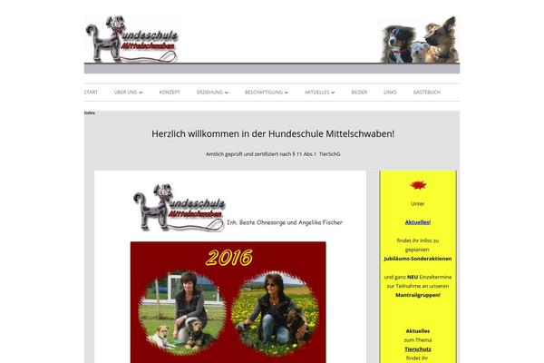 Tiny Forge theme site design template sample