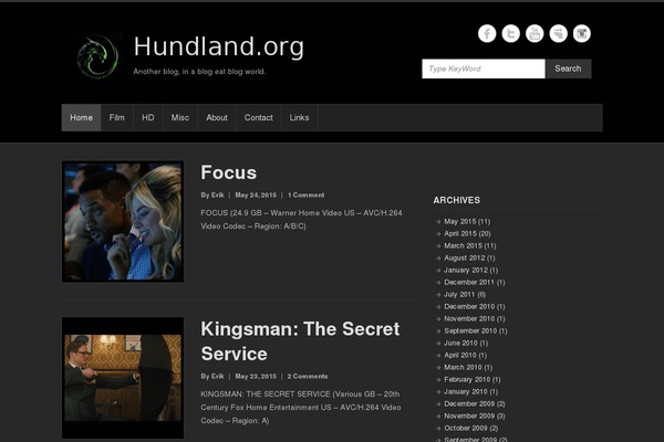 Simple Catch theme site design template sample