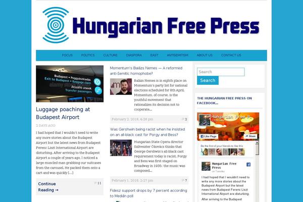 Tribune theme site design template sample