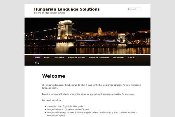Twenty Eleven theme site design template sample