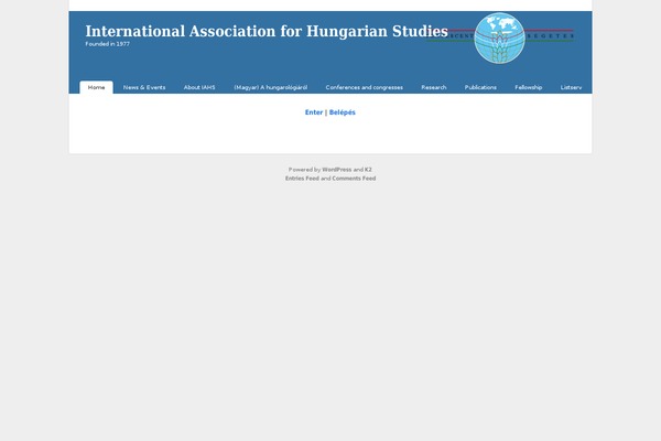 hungarologia.net site used K2