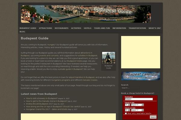 Panoramic theme site design template sample