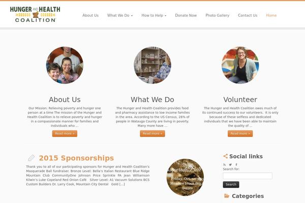 Customizr theme site design template sample