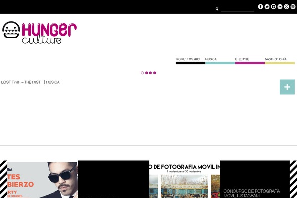 hungerculture.com site used Hunger