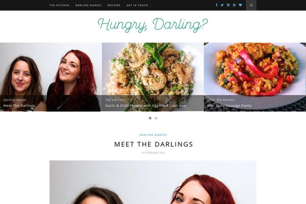 Sugar and Spice theme site design template sample