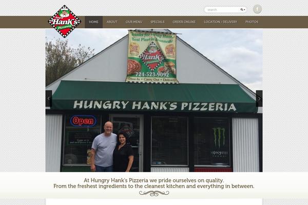 Fine-food theme site design template sample
