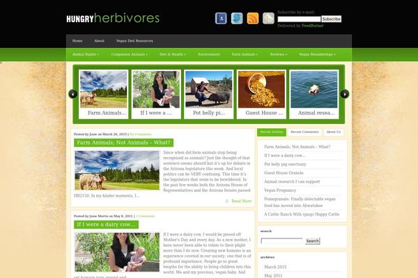 GrungeMag theme site design template sample