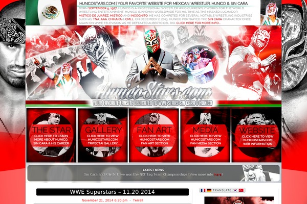 Galaxy theme site design template sample