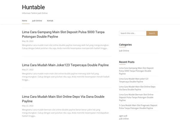 Feather Magazine theme site design template sample
