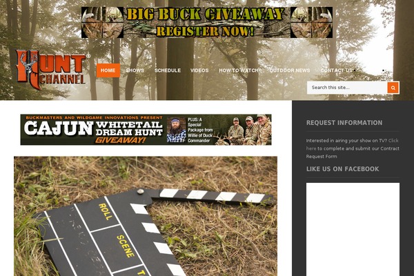 huntchannel.tv site used Type-plus
