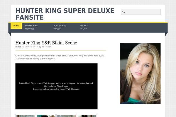 Living Journal theme site design template sample