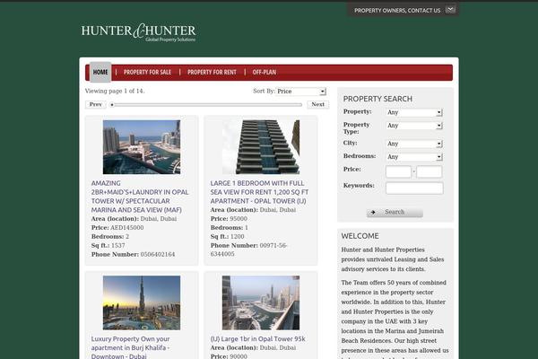 Denali theme site design template sample