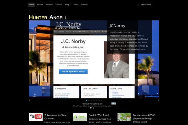Organic_tech theme site design template sample