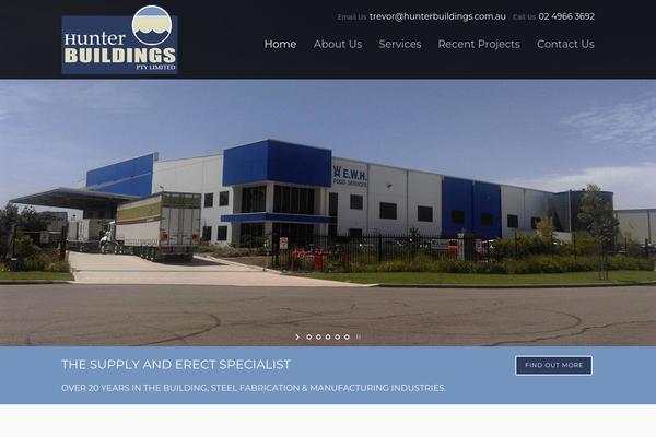 hunterbuildings.com.au site used Hunter-buildings