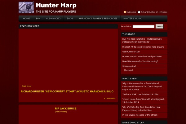 hunterharp.com site used Tubular_10
