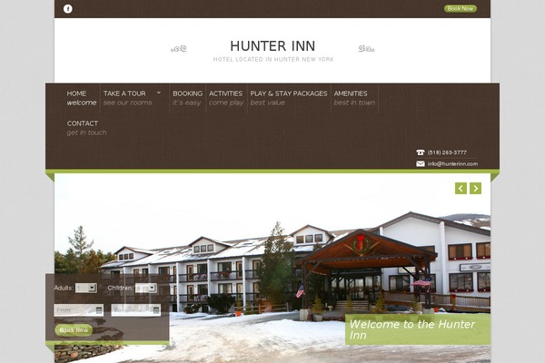 Nice Hotel theme site design template sample