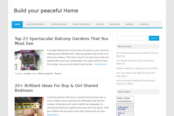 Iconic One theme site design template sample