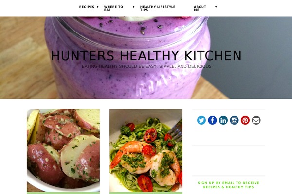 huntershealthykitchen.com site used Paisley